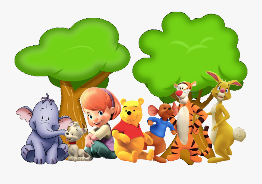 Transparent Winnie The Pooh Clipart Black And White - My Friends Tigger And Pooh Png, Transparent Clipart