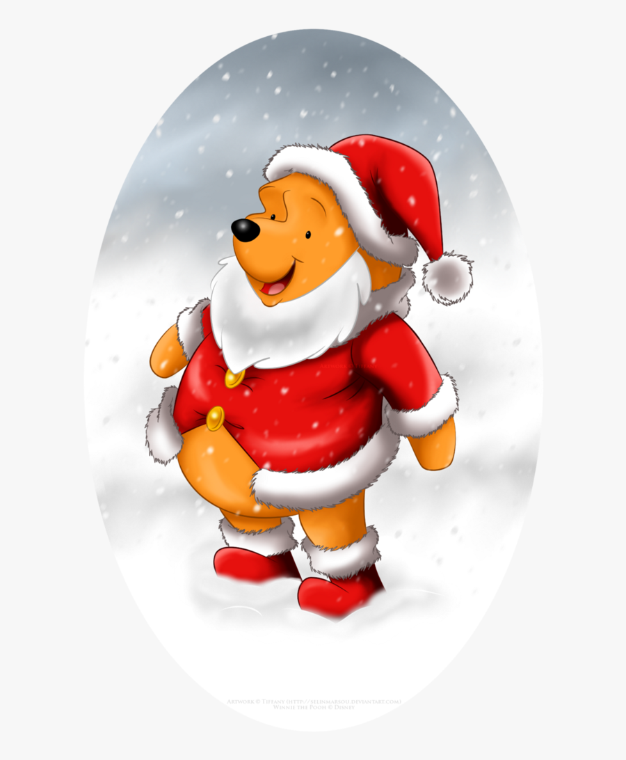 Transparent Winnie The Pooh Clipart - Christmas Pooh Bear, Transparent Clipart