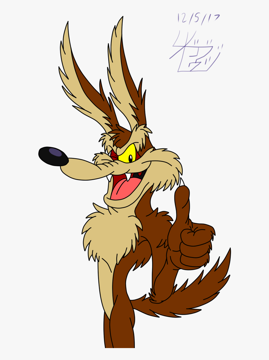 Wile E Coyote Handsome, Transparent Clipart