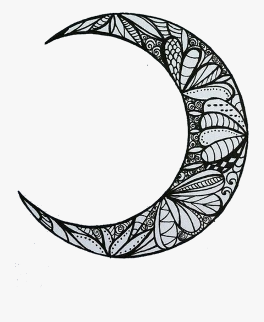 Transparent Moon Drawing Png - Moon Drawing Png, Transparent Clipart