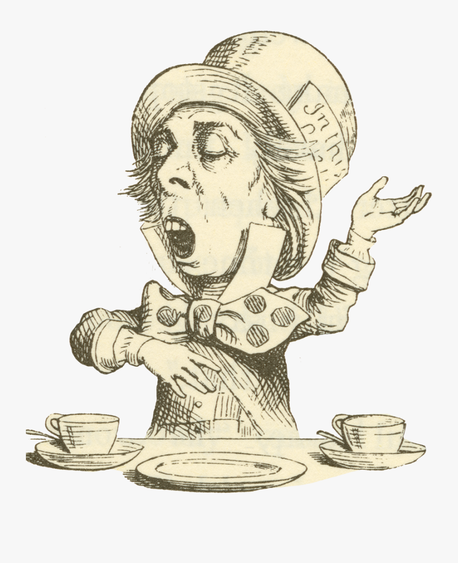 Alice Module2 Aaiw1984tenniel - Mad As A Hatter, Transparent Clipart