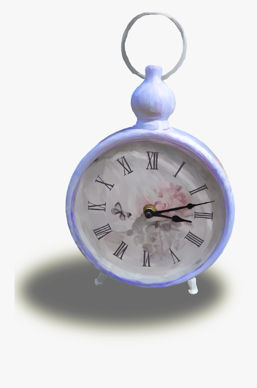 Alice In Wonderland Pocket Watch Png - Alarm Clock, Transparent Clipart