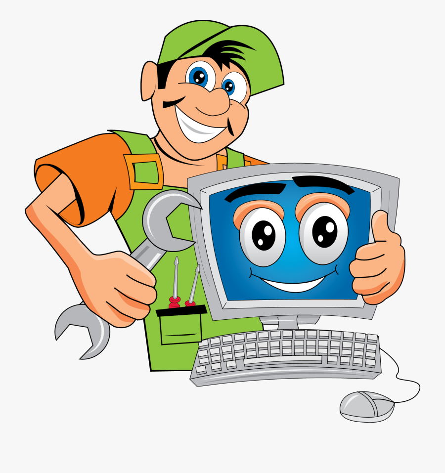 Computer Technician Clipart Png Transparent Png , Png - Computer Technician Clip Art, Transparent Clipart