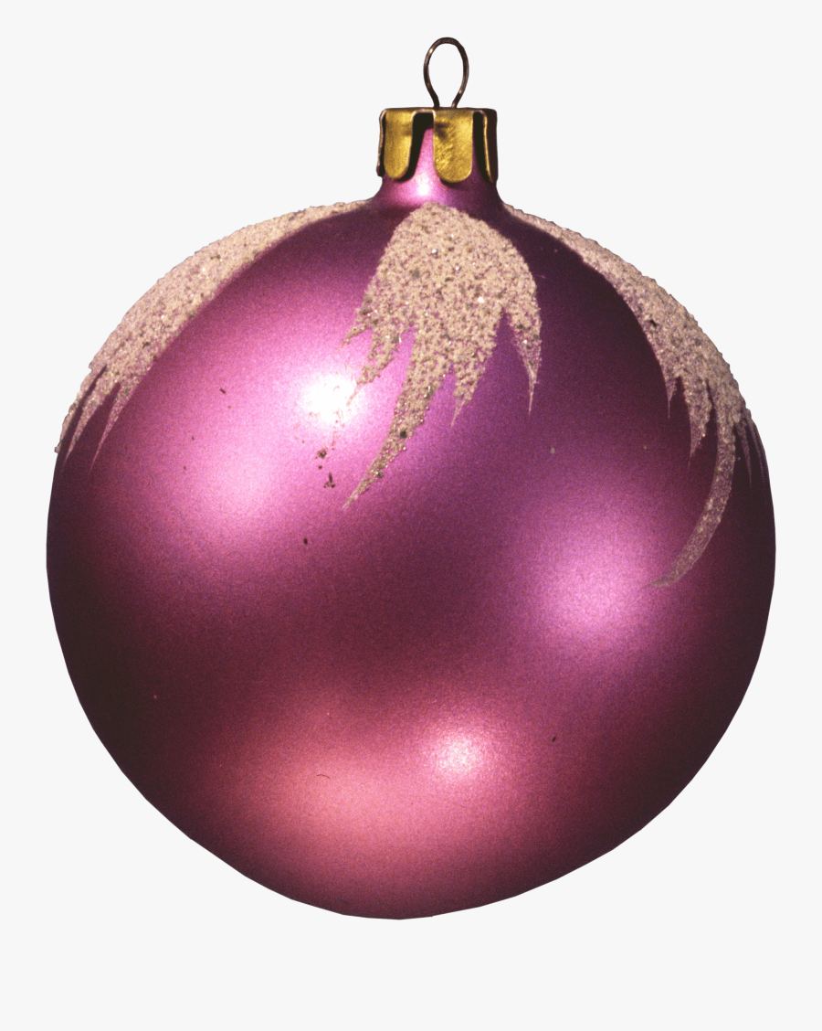 Purple Christmas Ball Png Image - Real Christmas Ornament Png, Transparent Clipart