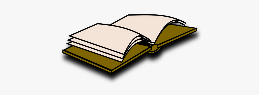Open Brownish Book - Animated Book Gif Png, Transparent Clipart