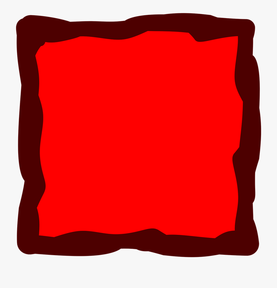Red Frame Album Free Picture - Red Square Transparent, Transparent Clipart