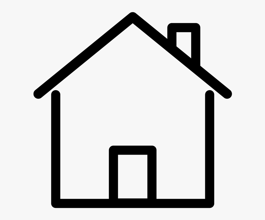 Home Visits & Hangouts - Home Icon Outline Png, Transparent Clipart