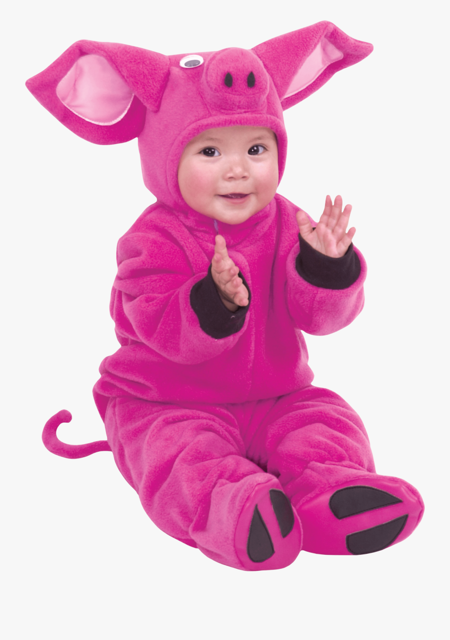 Pig Baby Png 5 Clipart Image - لباس نی نی کوچولو, Transparent Clipart