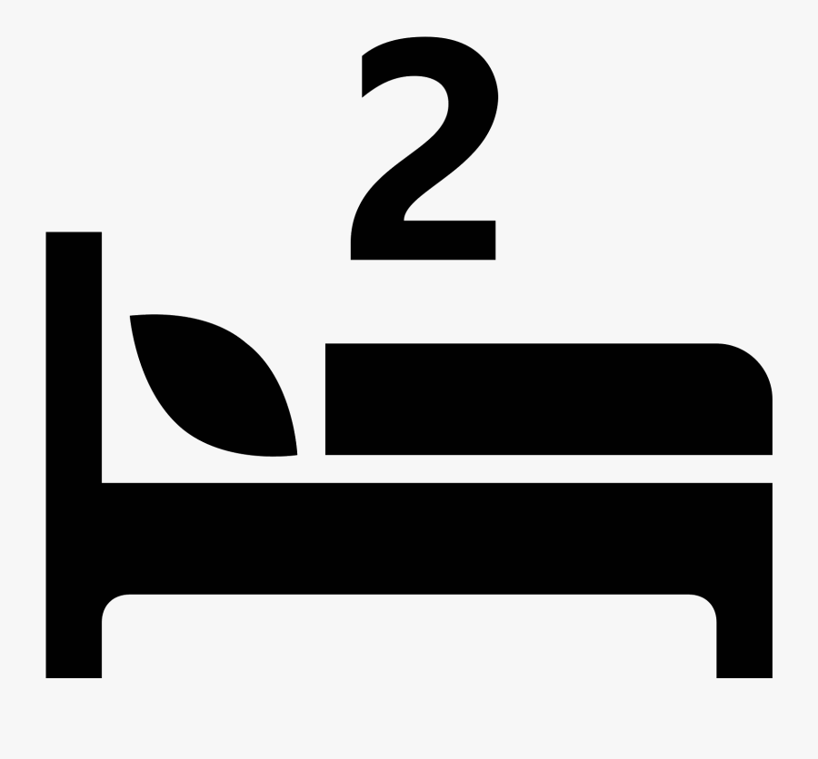 Beds Png Icon This - 2 Beds Icon Png, Transparent Clipart