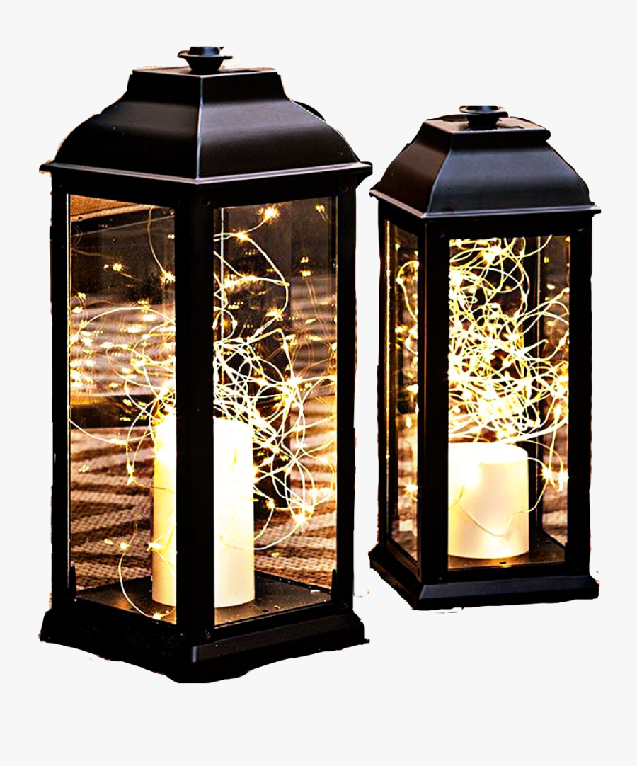 #lights #candles #lanterns #beautiful #decorative #freetoedit - Led Lights Inside Lanterns, Transparent Clipart