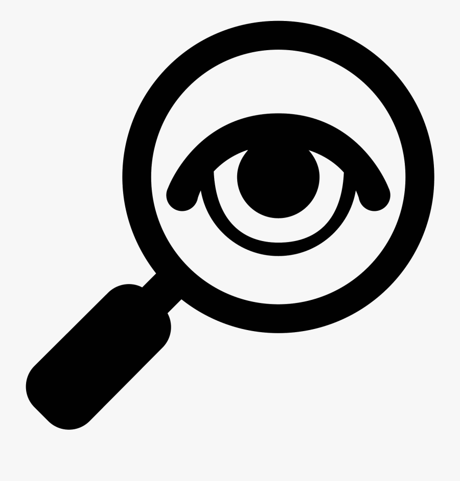 Magnifying Glass Eye Icon , Free Transparent Clipart - ClipartKey