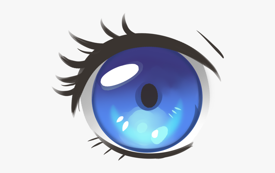 Eyes Looking Down Clipart - Circle, Transparent Clipart