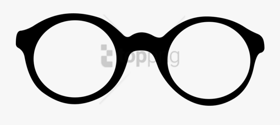 Glasses Silhouettes, Transparent Clipart