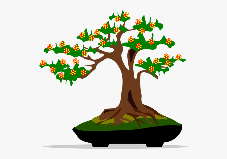 Bonsai Tree Clipart - Chinese Bonsai Tree Clipart, Transparent Clipart