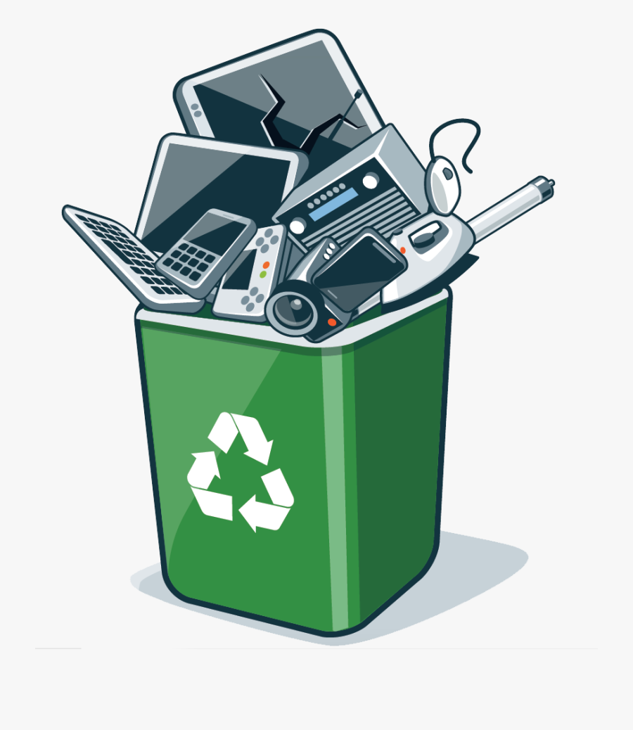 Recycling Electronics, Transparent Clipart