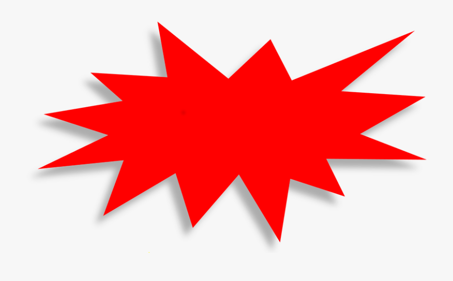 Red Starburst Png - New Gif Animated, Transparent Clipart