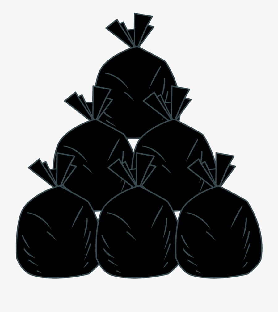 Vector Freeuse Stock Garbage Bags Clipart - Garbage Bag Emoji, Transparent Clipart