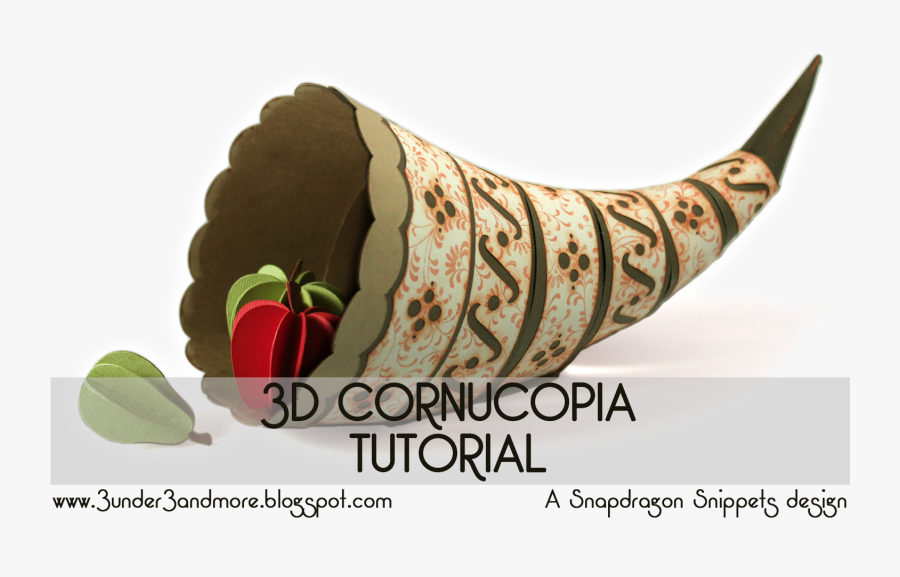 Cornucopia Clipart Craft - Make A 3d Cornucopia Out, Transparent Clipart