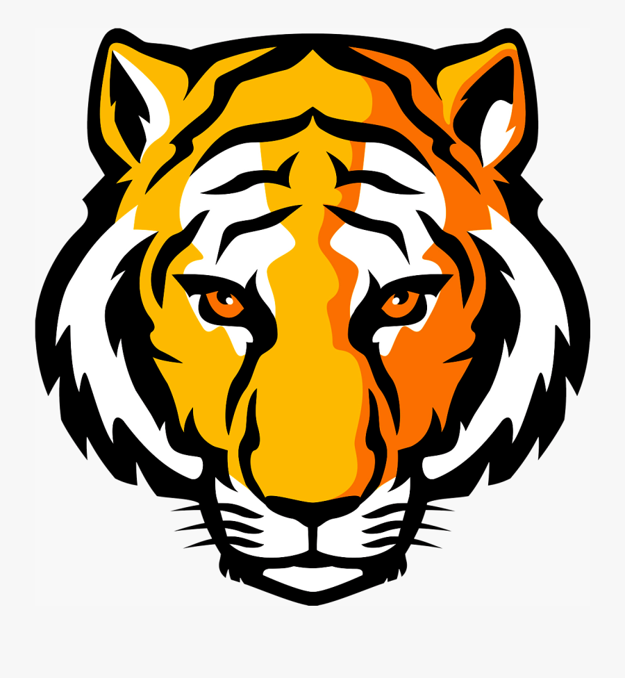 Depauw University Tigers Clipart , Png Download - Simple Tiger Drawings Easy, Transparent Clipart