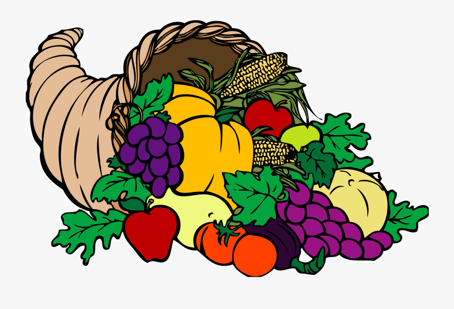 Transparent Christmas Food Drive Clipart - Free Cornucopia Clip Art, Transparent Clipart