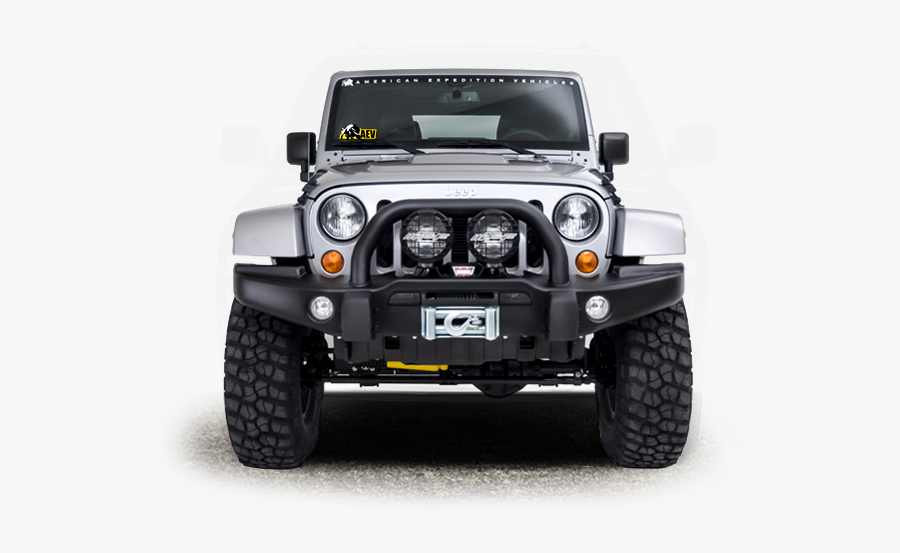 Jeep Front Png - Jk Jeep Aev Bumper, Transparent Clipart