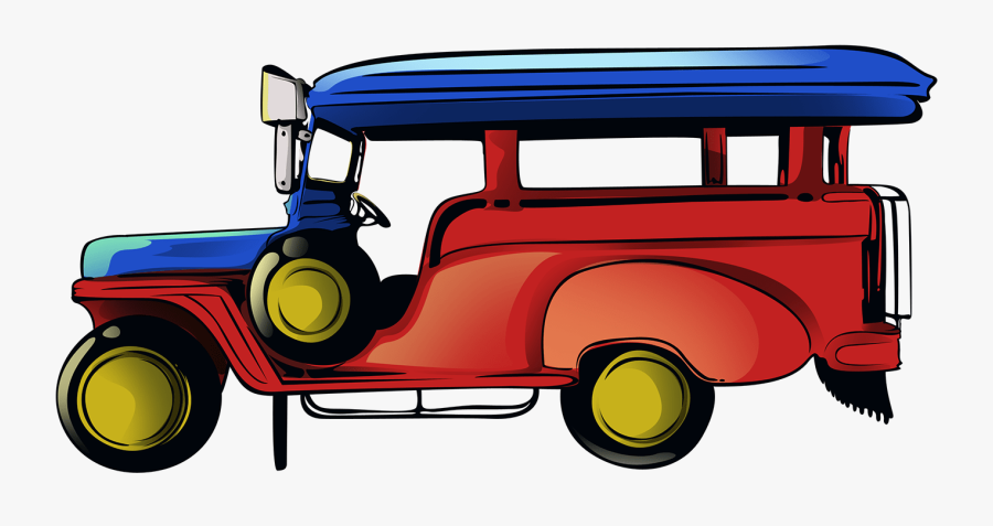 Jeepney Drawing Cute Transparent Png Clipart Free Download - Jeepney Clipart, Transparent Clipart