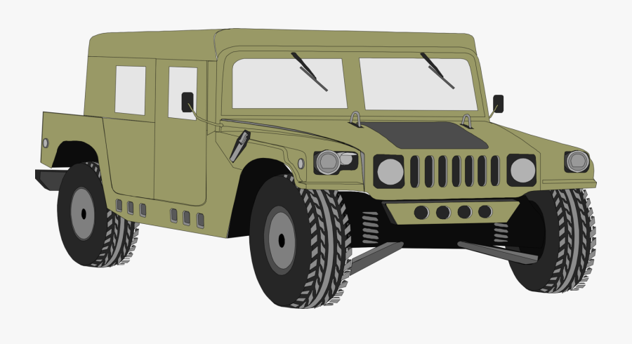 Automotive Exterior,jeep,military Vehicle - Military Humvee Clip Art, Transparent Clipart