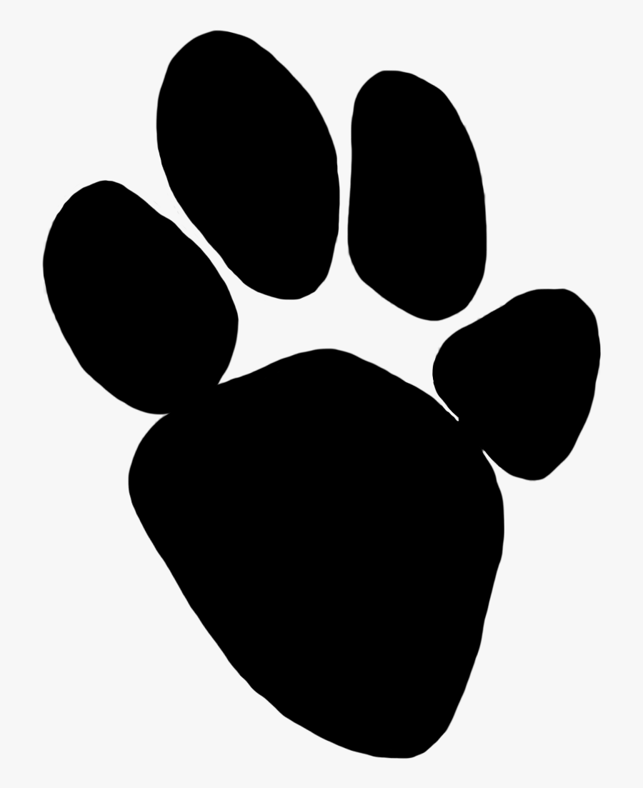 Hyena Paw Print Clipart - Paw, Transparent Clipart