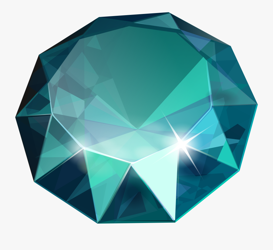 Diamonds Clipart Teal, Transparent Clipart