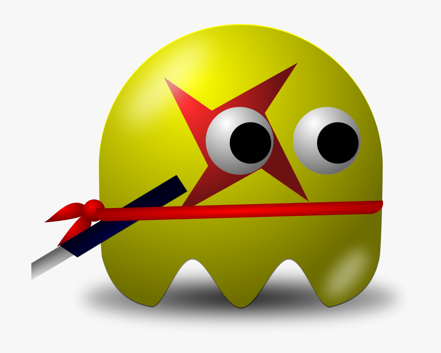 Ninja - Pac Man Ninja, Transparent Clipart