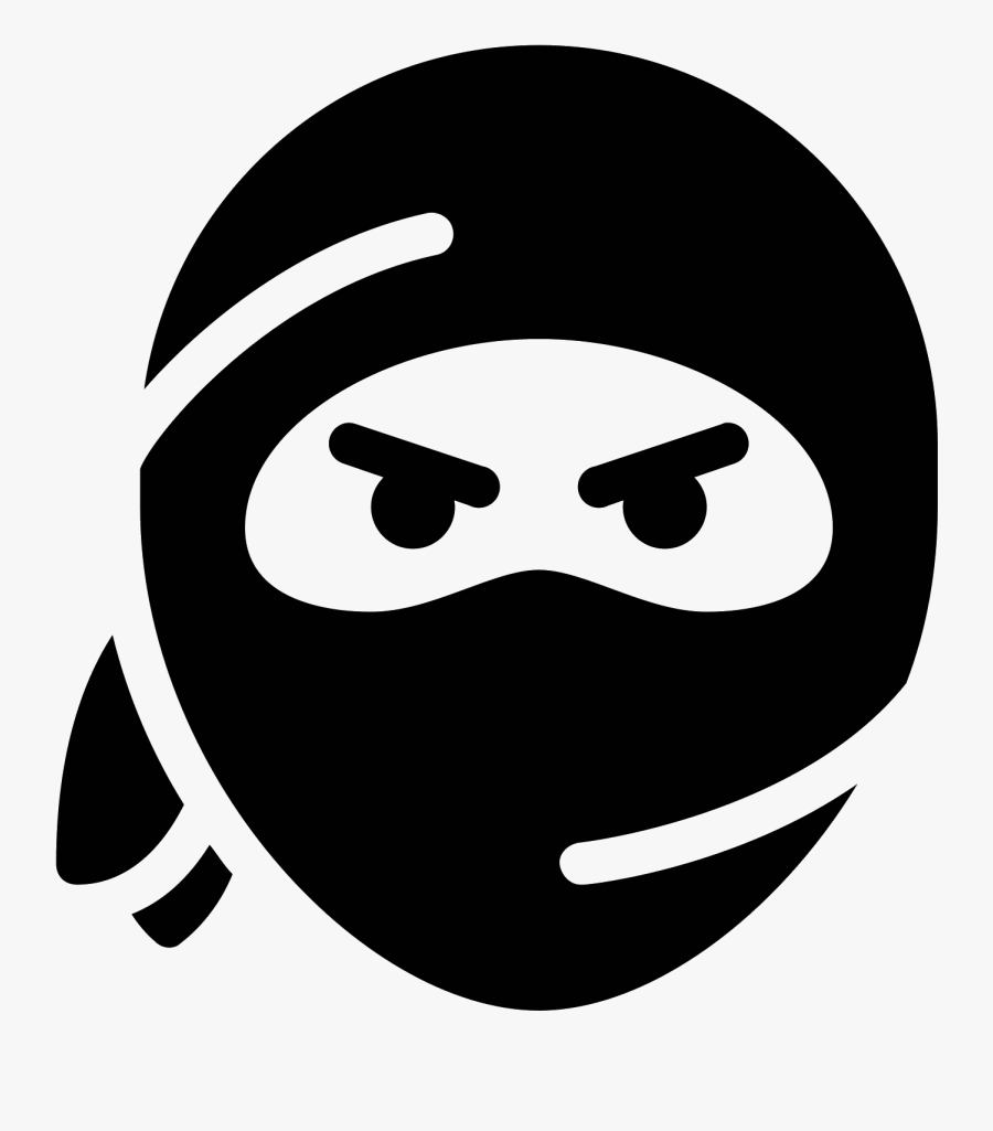 Download Ninja Head Filled Icon - Cartoon Ninja Head , Free Transparent Clipart - ClipartKey