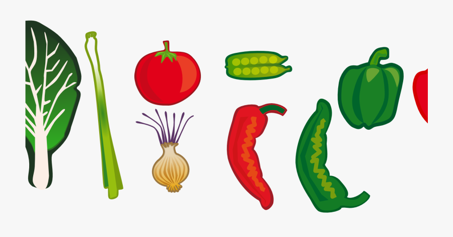 Garden Clip Art Cartoon - Vegetable Border Line Transparent, Transparent Clipart