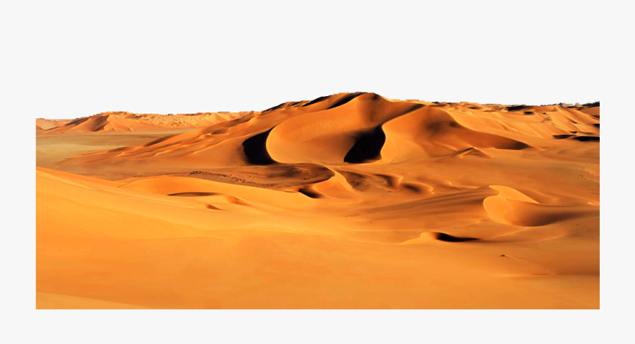 Golden Sand Dunes - Sand Dunes Transparent Background, Transparent Clipart