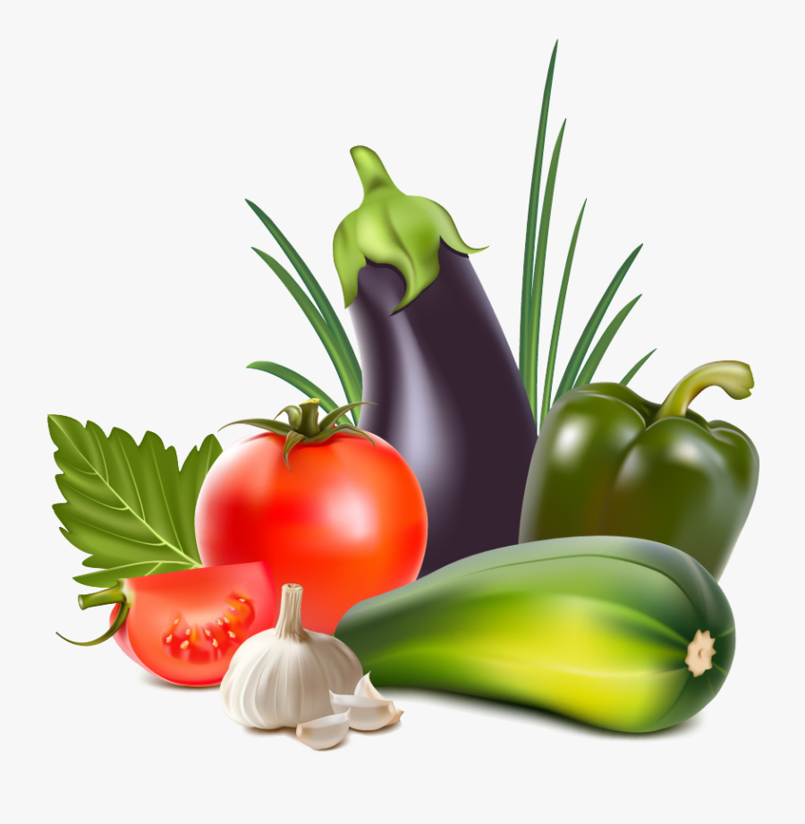 Organic Food Vegetable Fruit Clip Art - Fruits And Vegetables 3d, Transparent Clipart