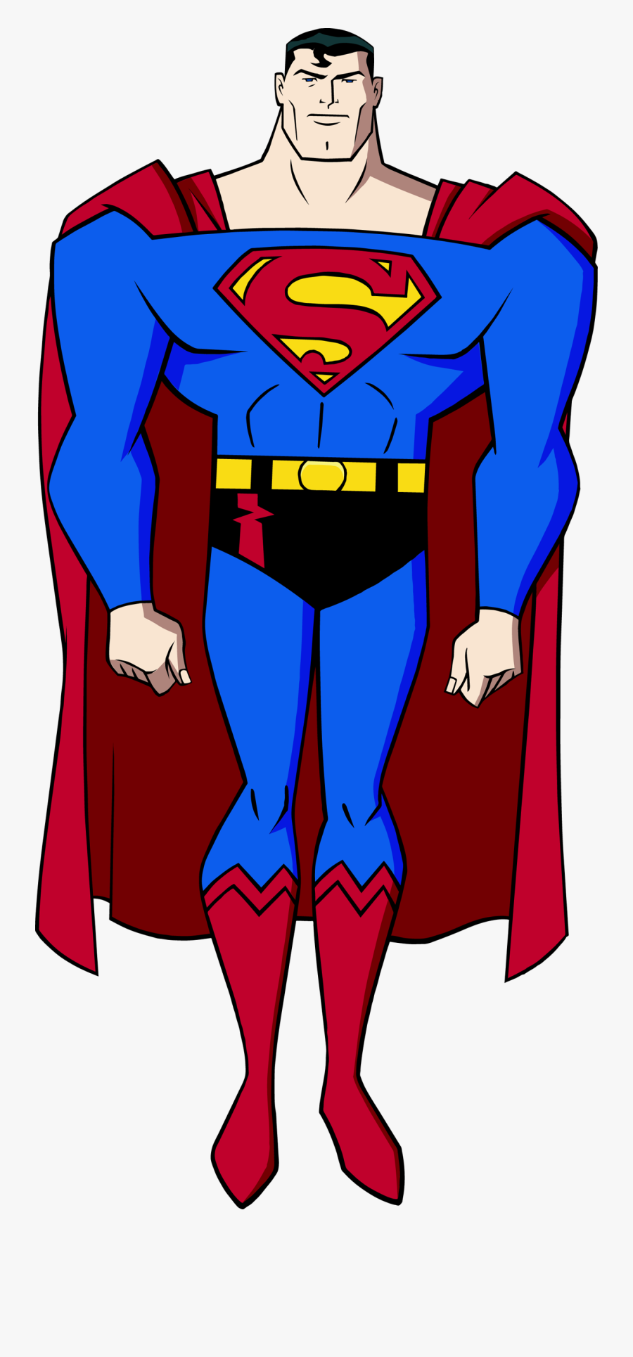 Superman Logo Batman Clark Kent Clip Art - Super Man Animado Dc, Transparent Clipart