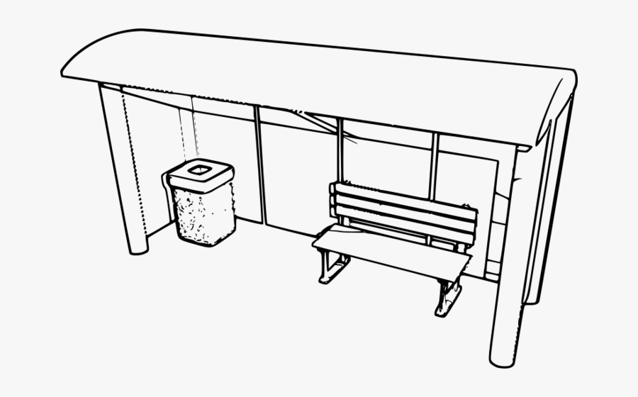Drawing At Getdrawings Com - Draw A Bus Station, Transparent Clipart