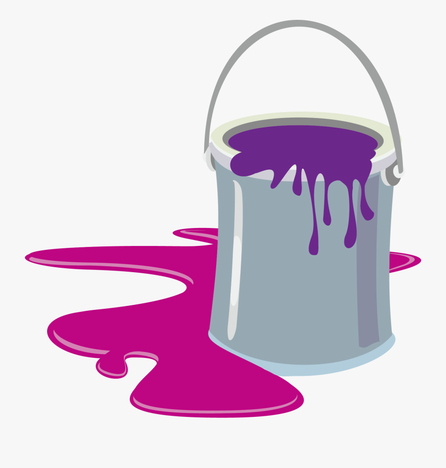 Clip Art Paint Bucket Clipart - Paint Can Clip Art, Transparent Clipart