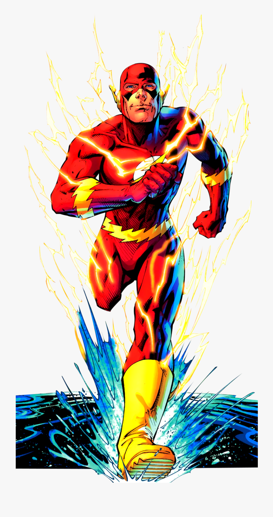 Eobard West Flash Thawne Wally The Superman Clipart - Flash Comic Book Art, Transparent Clipart