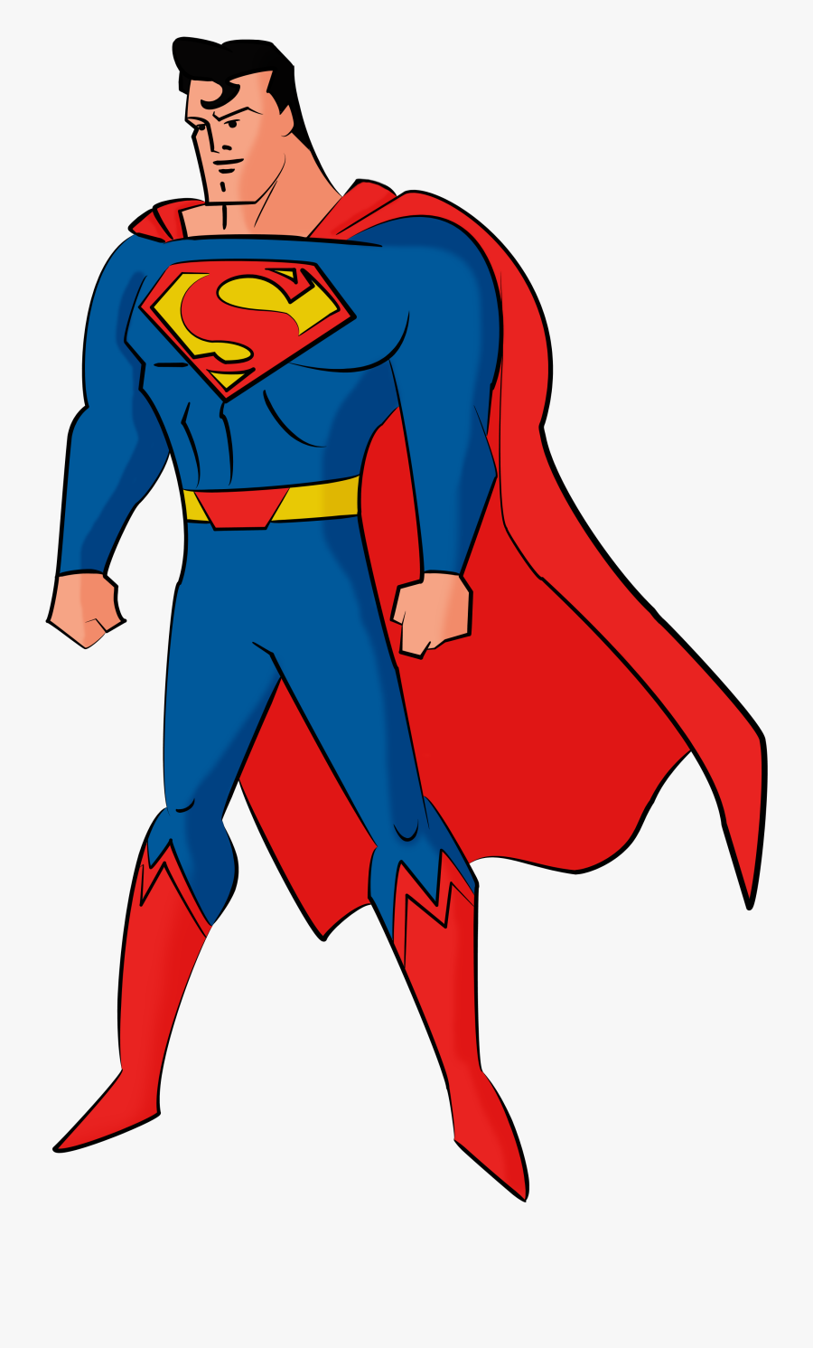 Collection Of Free Superman Drawing Person Download - Imagenes De Superman De Justice League Action, Transparent Clipart