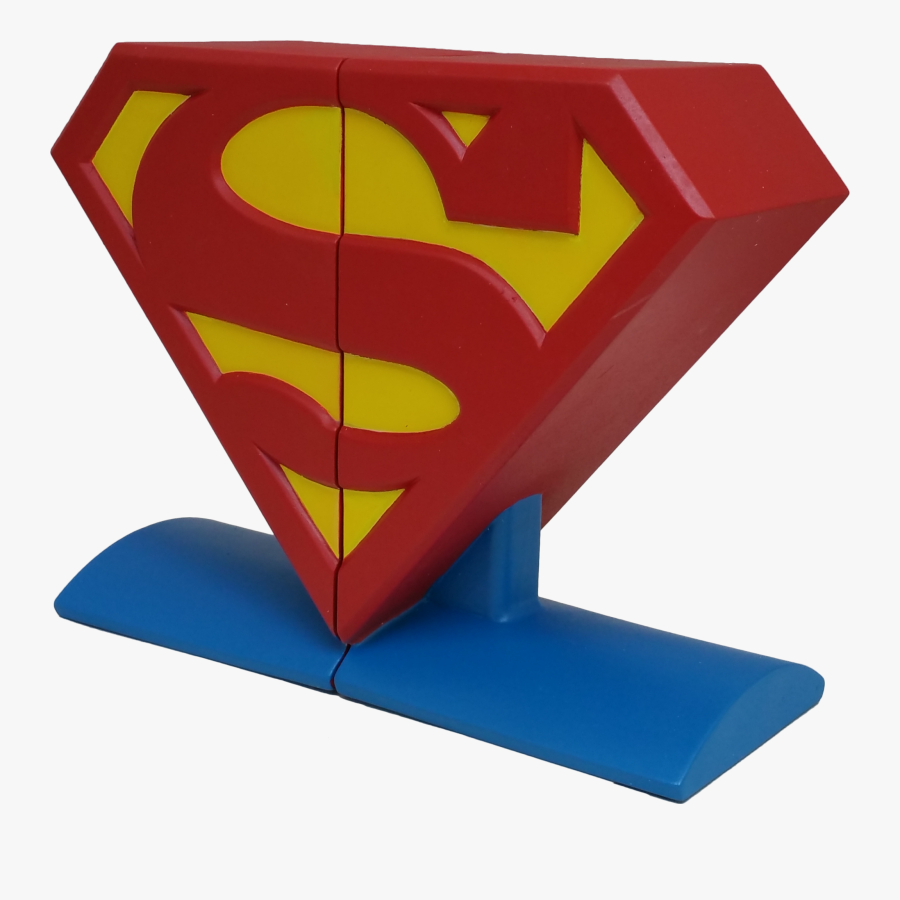 Superman Logo - Superman Logo Bookends, Transparent Clipart