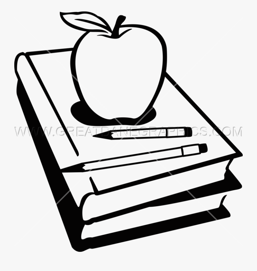 Clip Library Stock Books Production Ready Artwork For - Black And White School Books Clip Art, Transparent Clipart