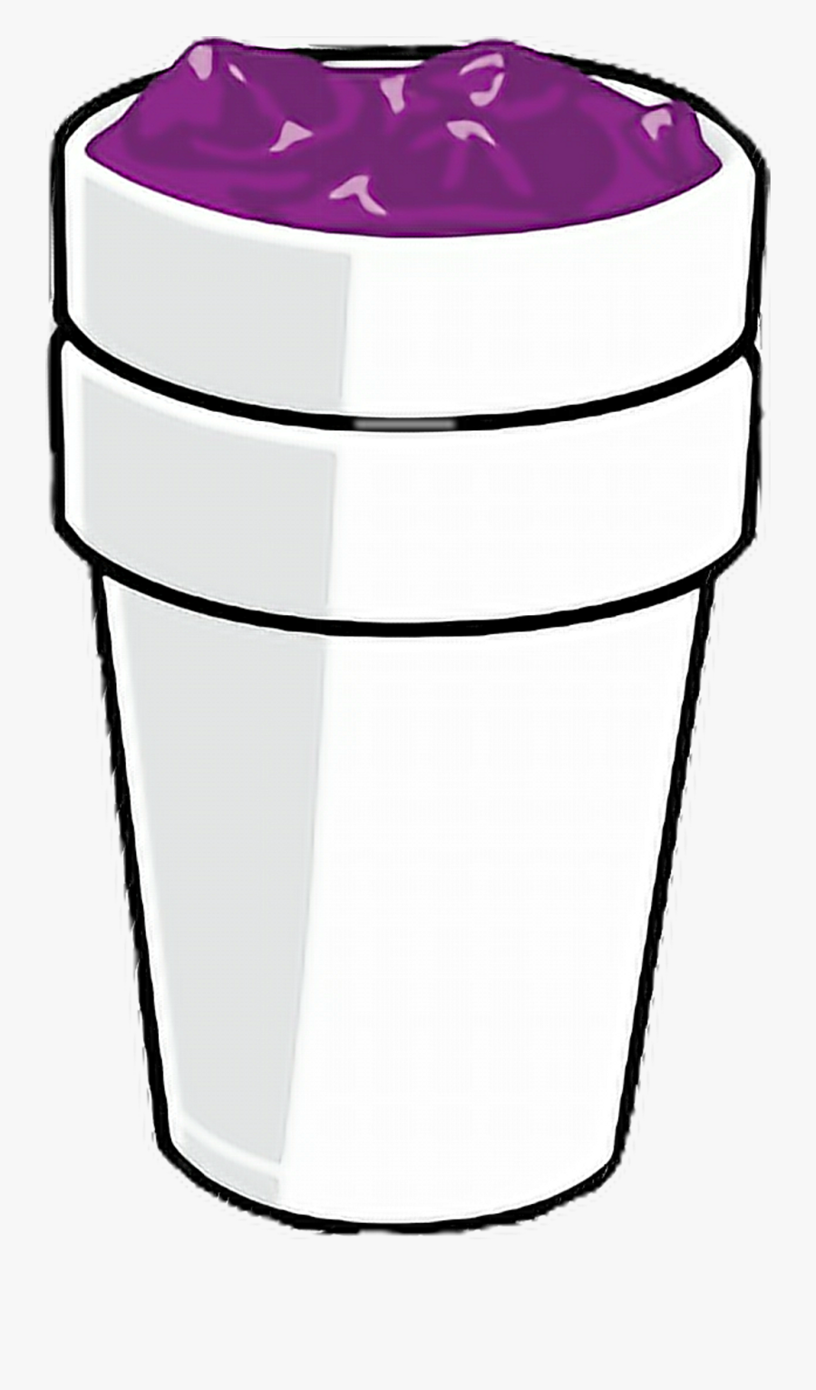 Lean Purple Purplecup Codein Cup Freetoedit - Lean Png, Transparent Clipart