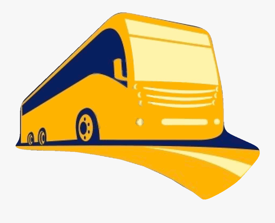Bus Clipart Logo - Highway Bus Cartoon Logo, Transparent Clipart