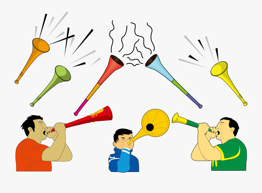 Trumpet Cartoon Megaphone - Trumpet, Transparent Clipart