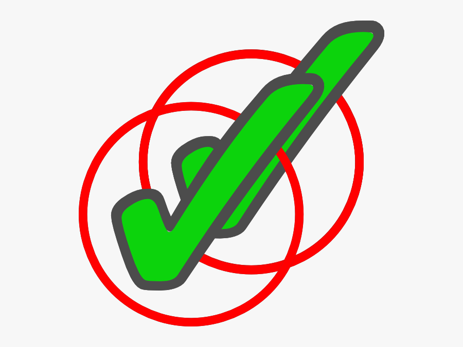 Green Check Mark In Circle Clip Art - Double Check Mark Icon Transparent, Transparent Clipart