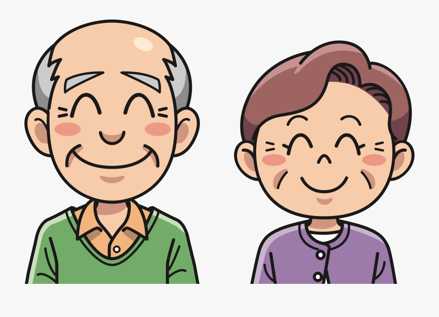 Download Grandpa Clipart Happy Old Couple - Grandma And Grandpa Png ...