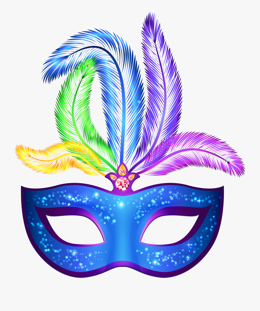 Mardi Orleans Venice Carnival Of Gras Mask Clipart - Carnival Mask Psd, Transparent Clipart
