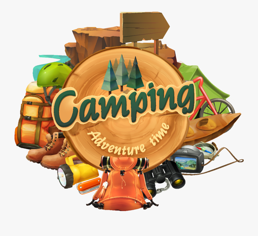 Clip Art Images Of Camping - Camping Cabin Clipart, Transparent Clipart