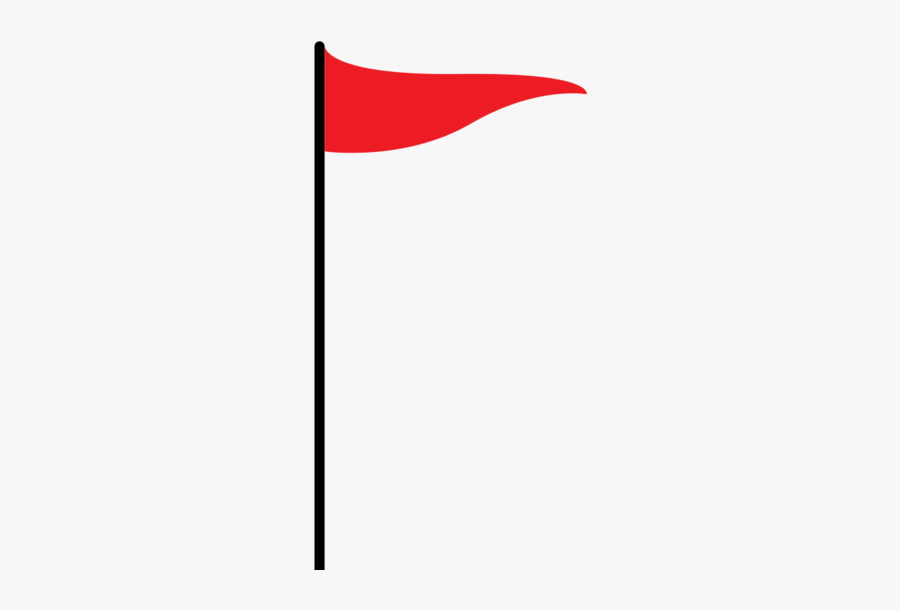 red triangle flag