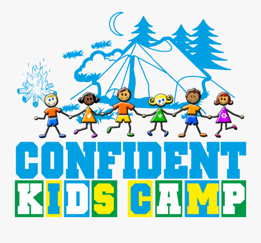 About Confident Kids Camp - Black And White Camp Clip Art, Transparent Clipart
